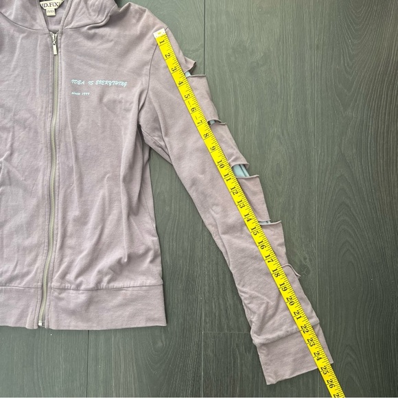 ID.Fix - Idea is Everything Purple/Blue Zip Up Hoodie - Picture 5 of 6